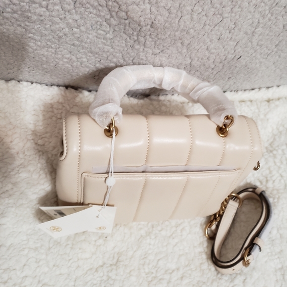 Tory Burch Small Kira Leather Top Handle Satchel - Picture 6 of 13